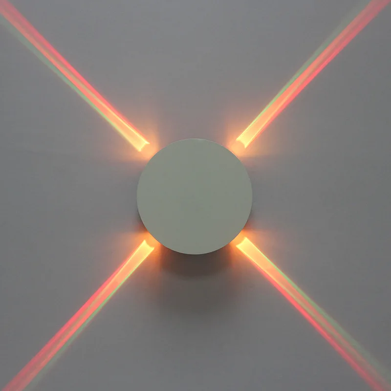 Светодиодный настенный светильник RGB для крыльца, современный встраиваемый светильник 9 Вт/12 Вт, красочные бра, фойе, декор для гостиной, коридора, внутреннее освещение ZBD0005