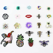 Бусины ананас одежда патчи одежда аппликация, шитье, вышивка аксессуары LX9E