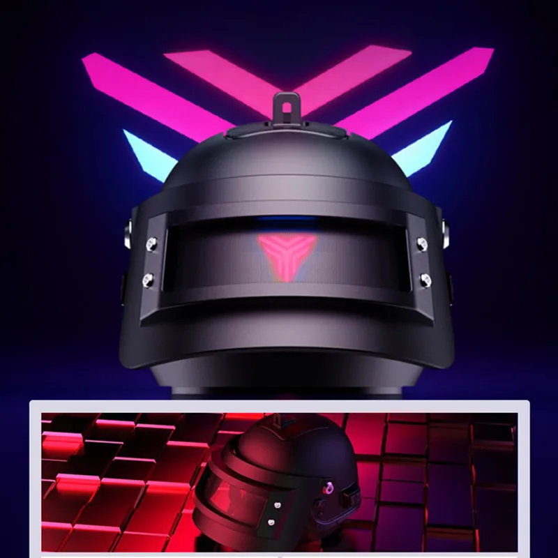 Bluetooth Audio Three-level Helmet 98K Small Steel Gun Heavy Subwoofer Metal Wireless Bluetoot Speaker Portable Speakers F4010