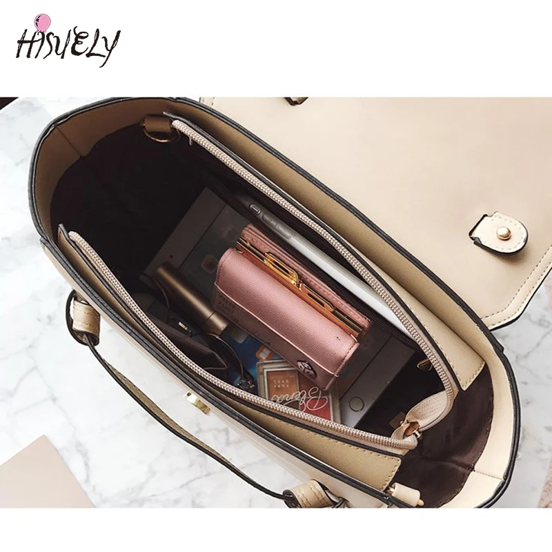 HISUELY горячая распродажа новые женские Сумки из искусственной кожи шелковый шарф