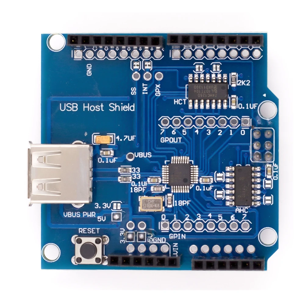 Щит хоста USB 2 0 для Arduino UNO MEGA ADK совместимый с Android плата электронного модуля сделай сам|Интегральные схемы| |