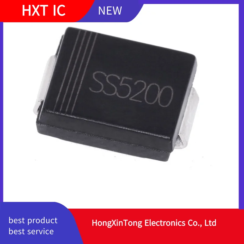10 шт./лот SS520 SMC DO-214AB 5A/200V SR5200 SS5200 |
