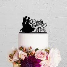 Свадебный торт Топпер, счастливо после Топпер, заказной торт Топпер, для принца и принцессы торт Топпер