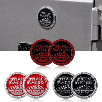 

Car Body Sticker Trail Rated 4X4 3D Emblem Badge Metal Decal for Jeep Wrangler Patriot Grand Cherokee Compass Liberty Styling
