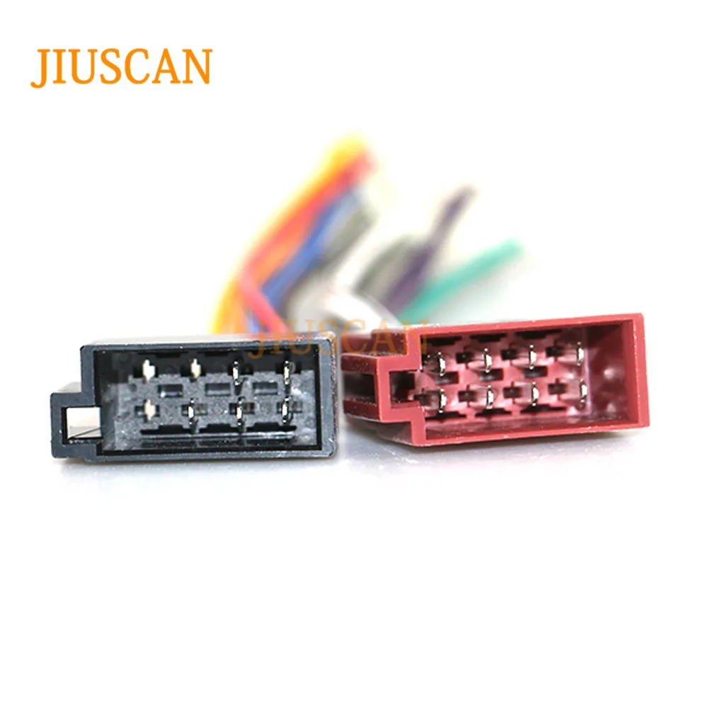 JIUSCAN 12-122 ISO Радио адаптер для TOYOTA для LEXUS для DAIHATSU жгут проводов разъем свинцовый ткацкий станок кабель штекер Адаптер стерео