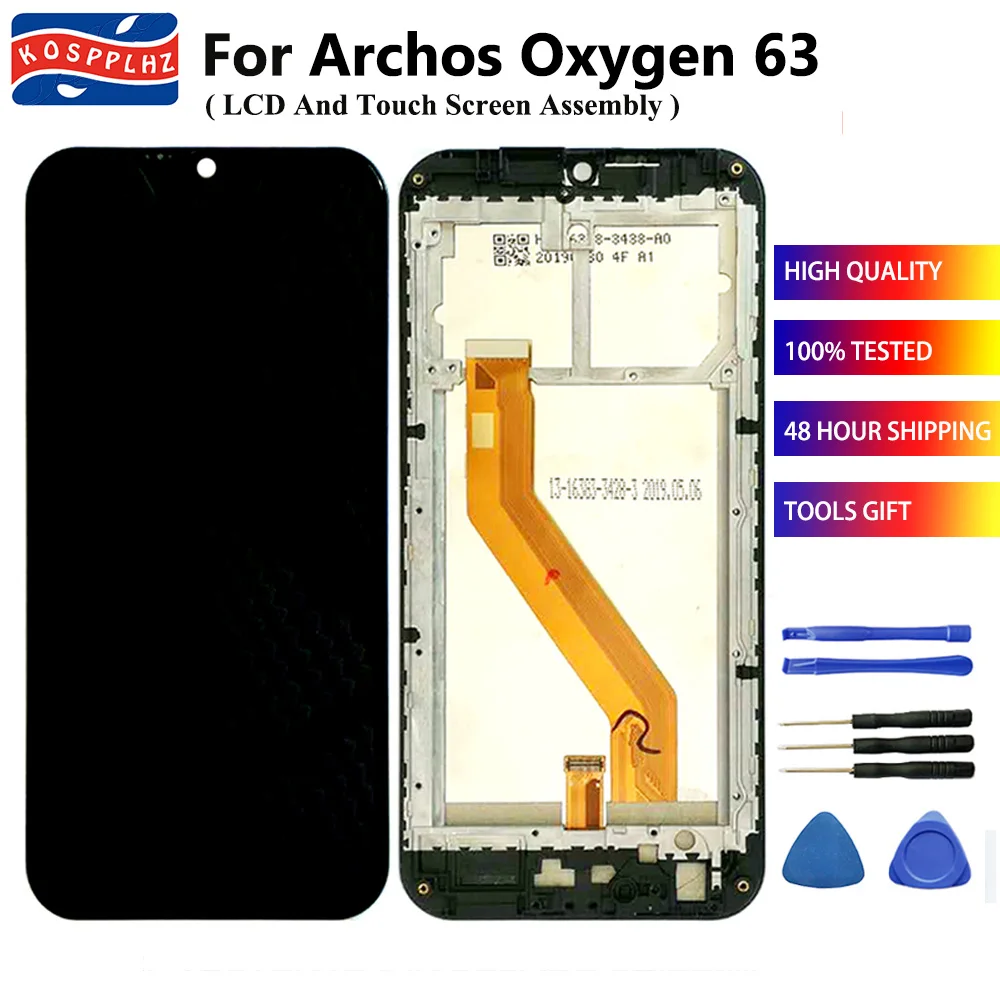 ЖК-дисплей 6 26 дюйма для Archos Oxygen 63 сенсорная фотография сменная рамка телефона
