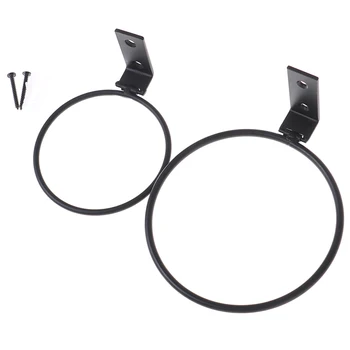 

Flower Pot Trays Wall Mounted Folding Metal Pot Ring Holder Flower Planter Tray Stand Flower Pot Balcony