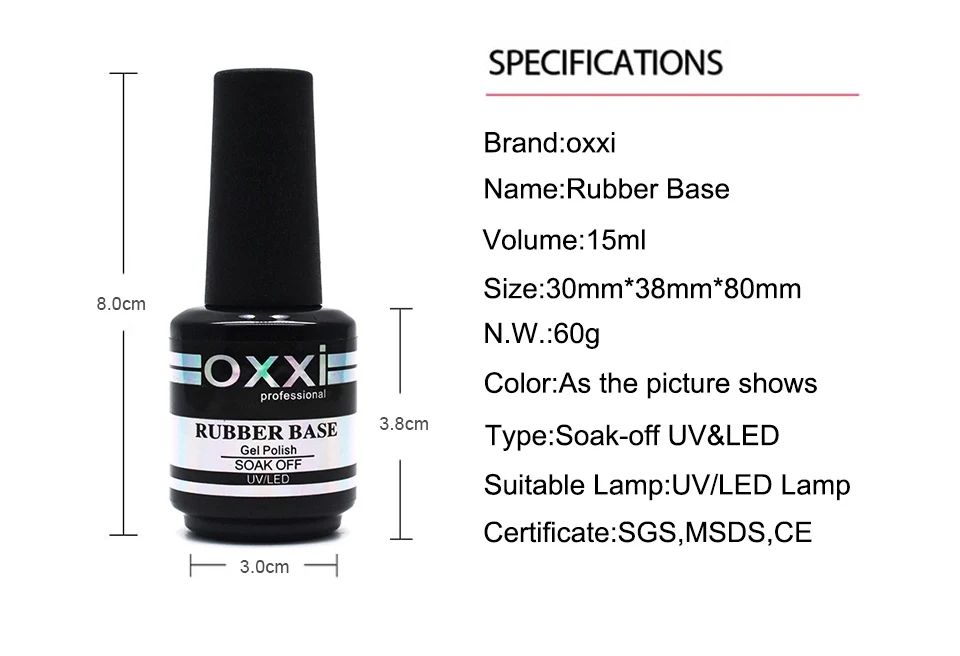 OXXI набор гель-лака праймер для ногтей УФ Перманентная резиновая основа и верхнее покрытие гель лак для ногтей ультрабенд Кислота Бесплатный лак