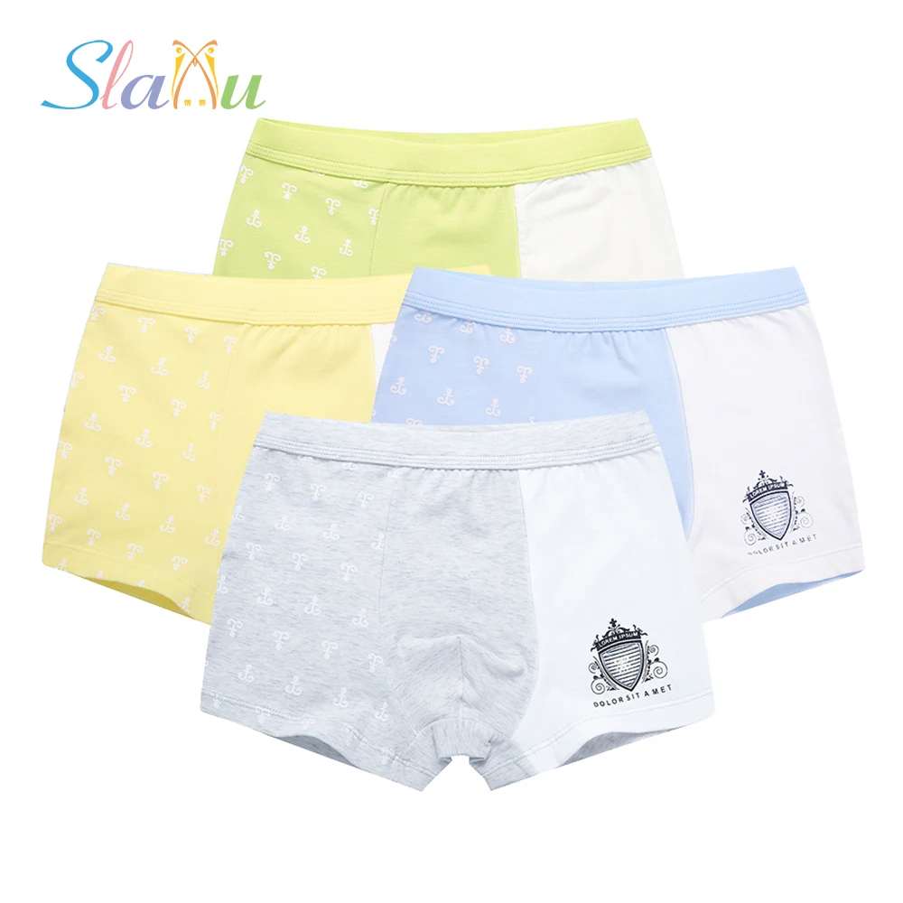 2 Pack Cotton Teenager Boxers for Kids Underwear Boys Shorts Panties
