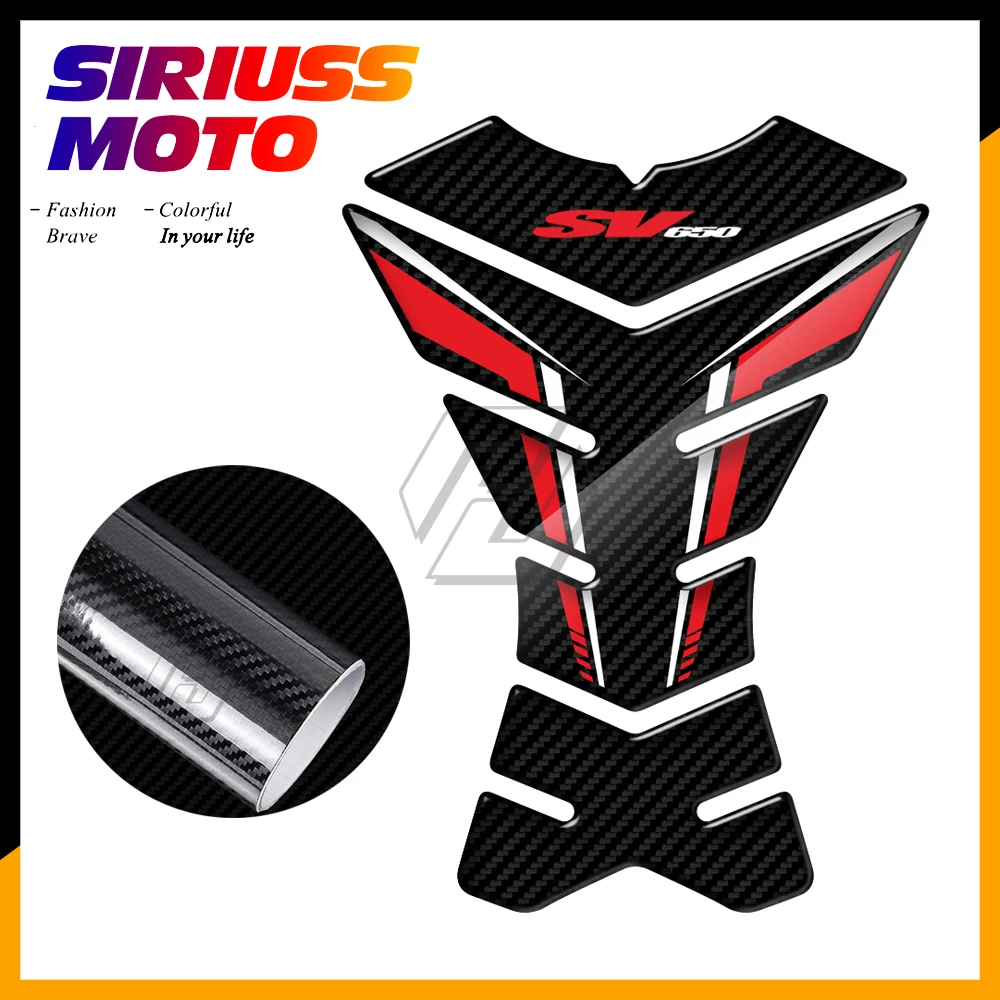 

Чехол 3D Carbon-look защитная накладка на бак мотоцикла для Suzuki SV650 SV650S SV650X