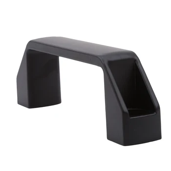 90mm120mm180mm Aluminium Alloy Square Kitchen Cabinet Pull Handles And Knobs Black Furniture Handle For Kitchen Cabinet Drawer