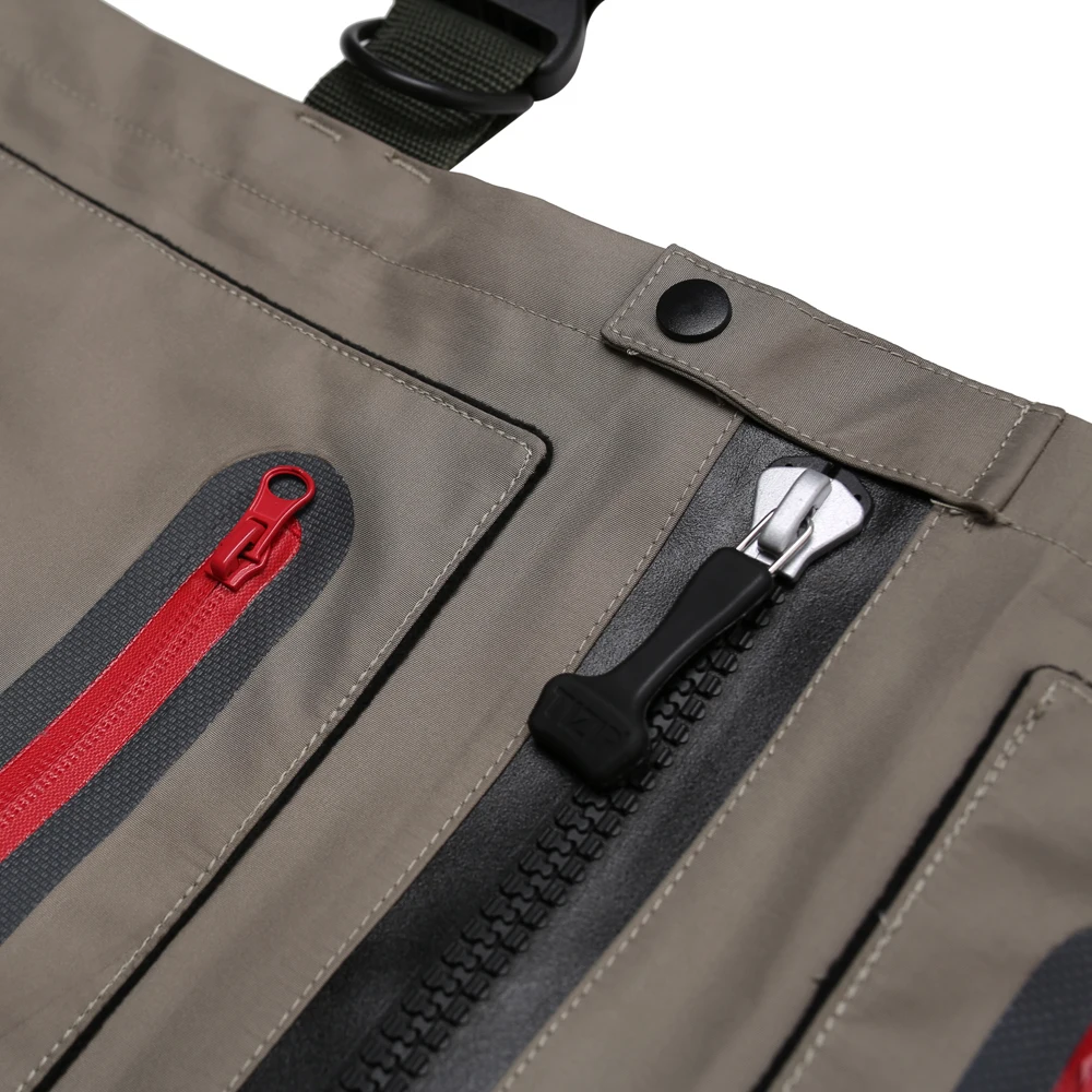 Fly Fishing Waders 5-Layer Zippered Chest Waders
