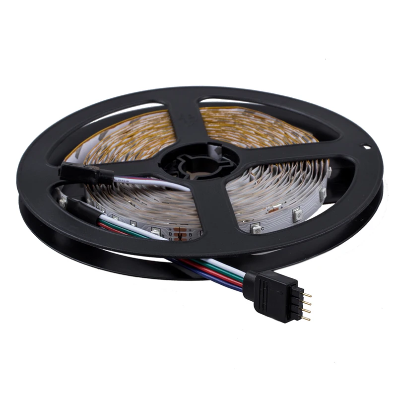 

ABUI-2x5M 10M 3528 SMD 600 LED RGB Light Lamp Flexible Strip Ribbon +44 Key Colours IR Controller.