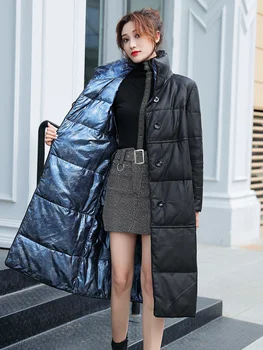

Genuine Leather Jacket Sheepskin Coat Women Clothes 2020 Two Side Wear Duck Down Coat Winter Coat Women 73p9232 YY2299