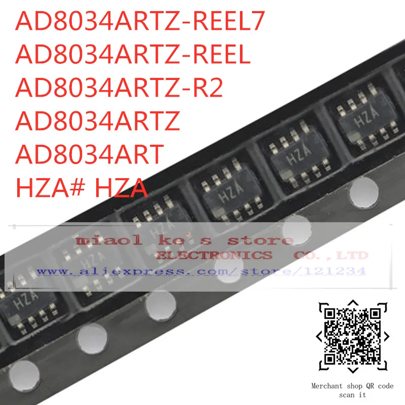[10 шт.-50 шт.] 100% Новинка: AD8034ARTZ-REEL7 AD8034ARTZ-REEL AD8034ARTZ-R2 AD8034ARTZ AD8034ART HZA # - IC OPAMP VFB 2 цепи |