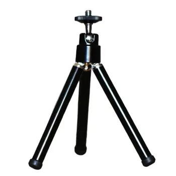 

Mobile Phone Tripod Camera Selfie Mini Tripod Aluminum Alloy Tripod Desktop Two-section Small Tripod Stand for and Tablet