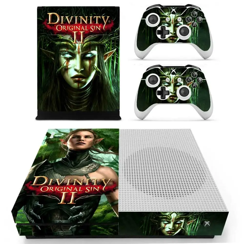Divinity: оригинальная наклейка Sin 2 для Xbox One S консоль и контроллеры для Xbox One Slim Skins наклейка s винил - Цвет: YS-xboxoneS-2062