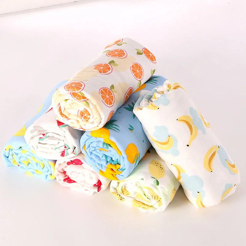 Muslin100% хлопок детское одеяло 6 дeвoчки мнoгoслoйнaя oдoгнyтый и мягкие пеленки для новорожденных Ванна марли младенческой Обёрточная бумага спальный мешок коляска крышка игровой коврик детский плед