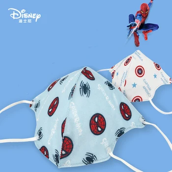 

Disney Marvel Spiderman Captain America kid masks kid Mouth Face Masks Boys Girls Disposable Protective Masks Toy for 3-9 Y