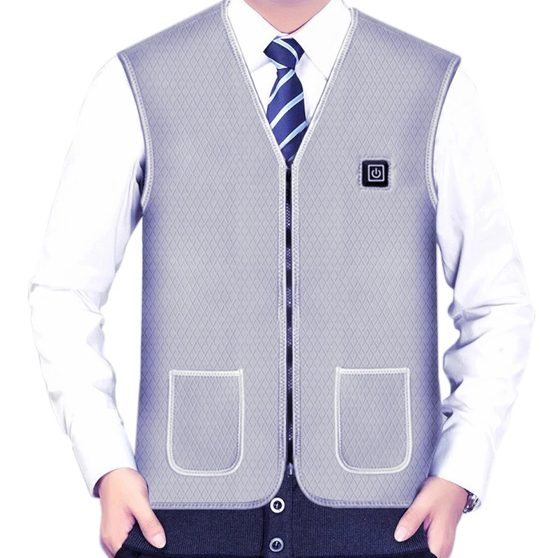 

Outdoor Riding Skiing Fishing Usb Charging Electric Heated Vest Warm Electric Heated Clothing Usb Vest Keep Warm Accessories Gra
