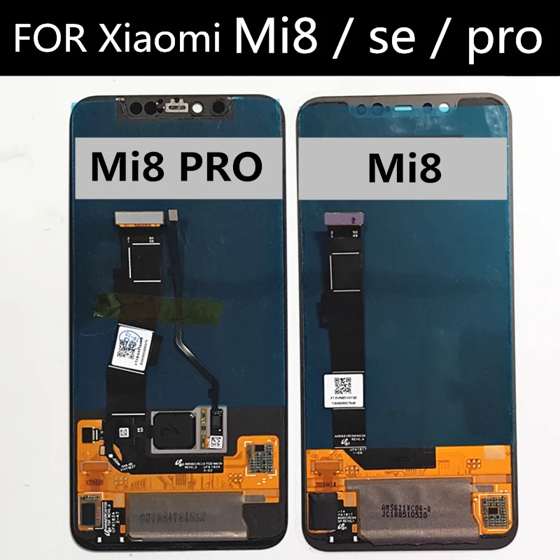 AMOLED LCD для Xiaomi Mi8 SE MI8SE Mi 8 PRO Explorer Edition ЖК дисплей + Замена сенсорного экрана в