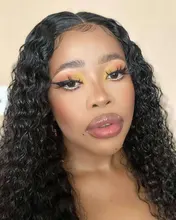 Rebecca Deep Wave-peluca Frontal de encaje 360, pelucas de cabello humano brasileño prearrancado, rizado profundo, 30 pulgadas