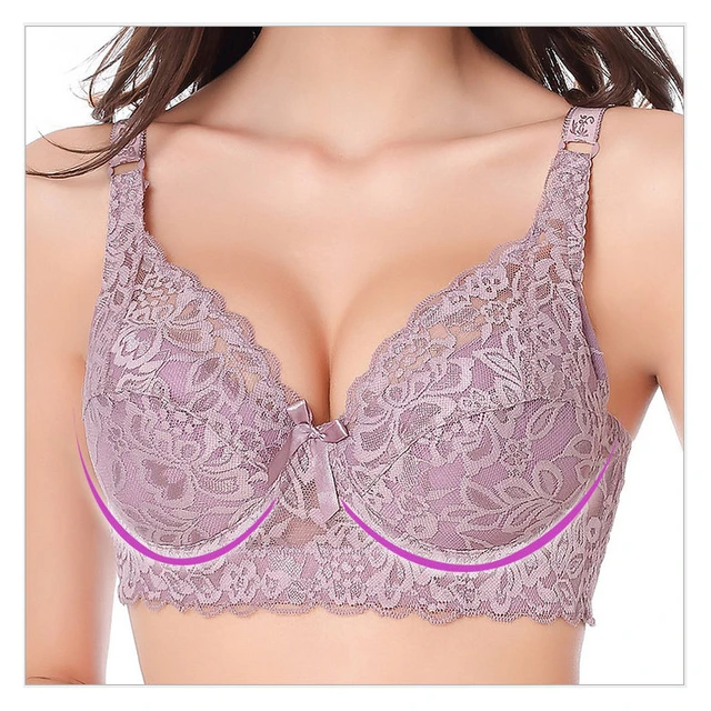 Women deep V push up bras large chest 46D 46C 46B 44d 44C 44B 95D 95C 95B  90D 90C 90B 85D 85C 85B 80D 80C 75D 75C cup bra C3306 - AliExpress