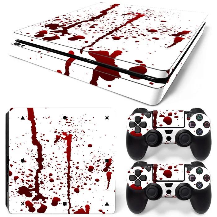 0899 Для PS4 тонкая консоль и контроллеры наклейки для ps4 тонкая кожа Наклейка для ps4 тонкая виниловая наклейка - Цвет: 0899