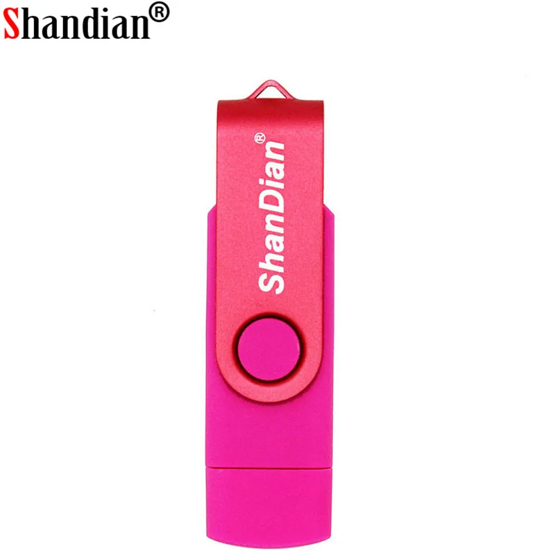 SHANDIAN OTG USB флеш накопитель для смартфона micro pendrive 4 ГБ 8 16 32 64 портативный|flash drive pen