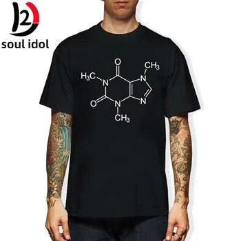 

D2 Funny Theory T-shirt Men Caffeine Molecular Formula Sheldon Tees Summer Novelty Chemistry Teacher Tshirt Cotton
