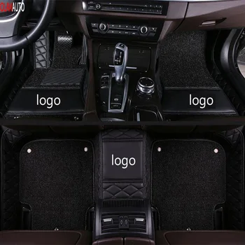 

Leather Custom car floor mats for Landrover Evoque RANGE ROVER Velar Discovery 3/4/5 Freelander 2 Discovery Sport foot Mats