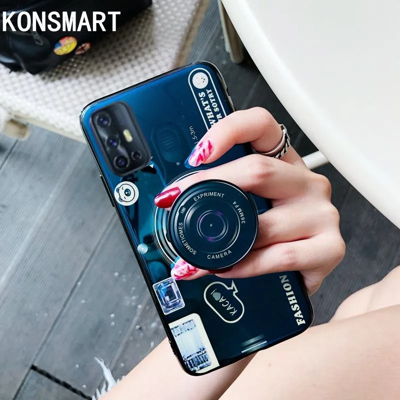 Роскошный чехол KONSMART для 3d камеры VIVO V17 индийская версия силиконовая задняя