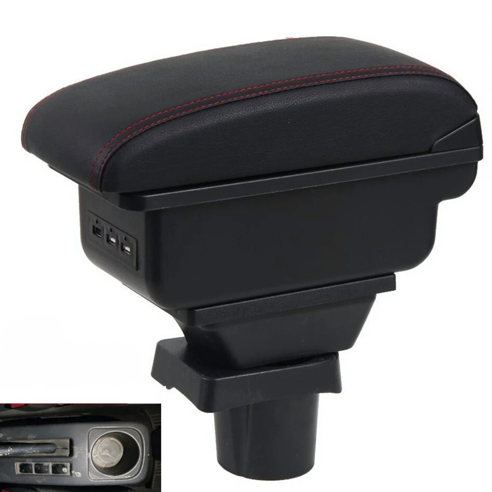 

For Suzuki liana Armrest box Center console storage box elbow rest armrests with usb cup holder