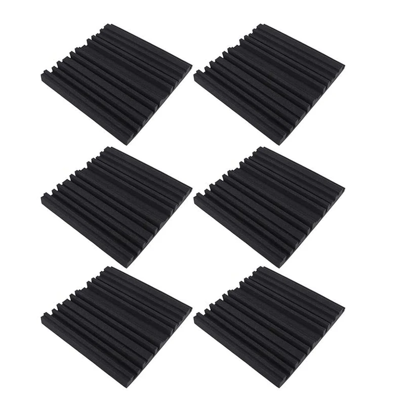 

6 Pcs Absorbing Foam Wall Sound-Absorbing Cotton Soundproof Panels Sound Panel,Soundproof Material,Sound Insulation Foam