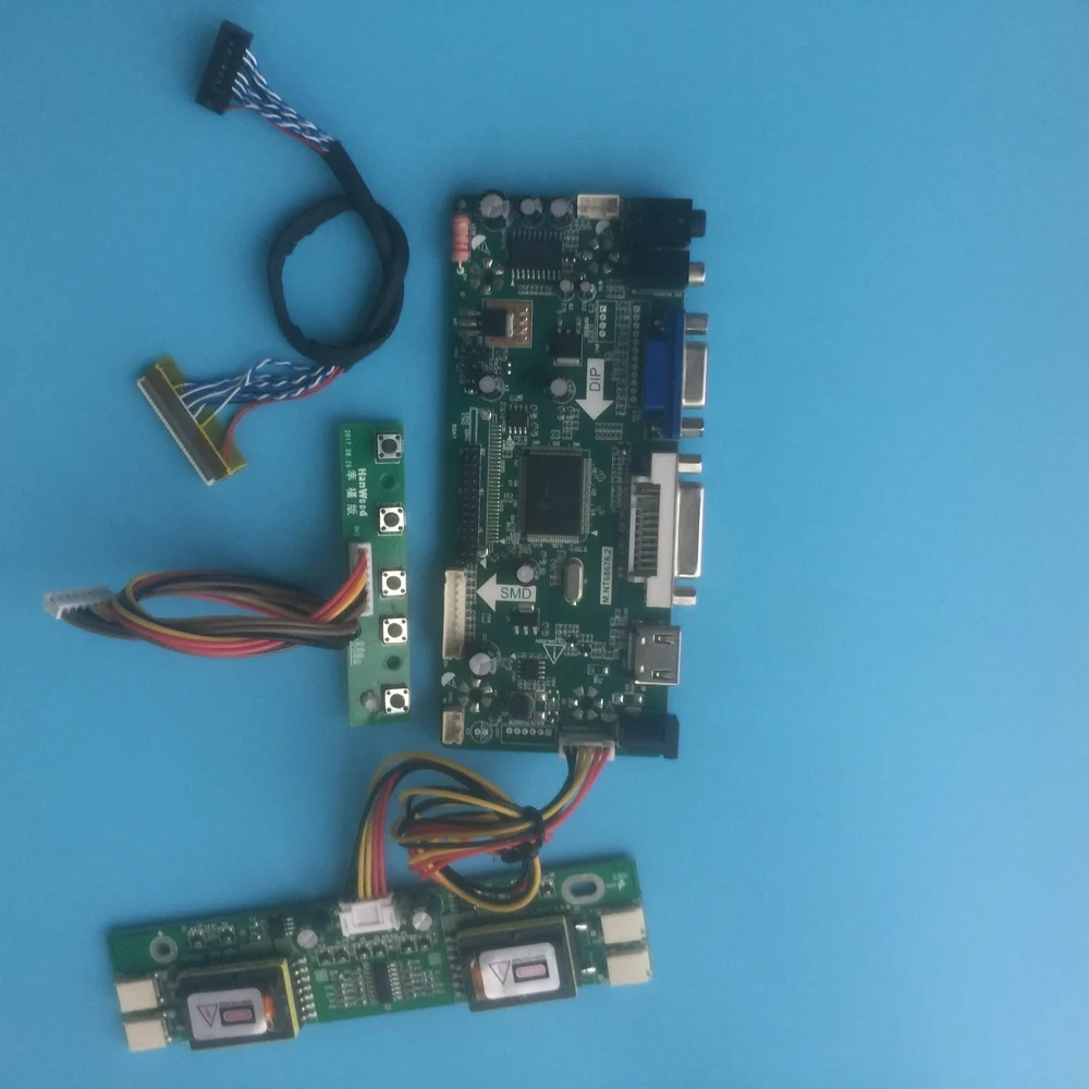 Комплект для LM190E08-TLL4 платы контроллера 1" Драйвер HDMI DIY M. NT68676 экран монитора DVI VGA 30pin 1280X1024 LVDS 4 лампы