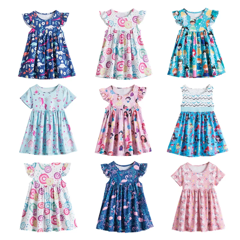 Girls Summer Dress Princess-Costume Vestido Cosplay Birthday-Party 2-6yrs Fancy Infantil