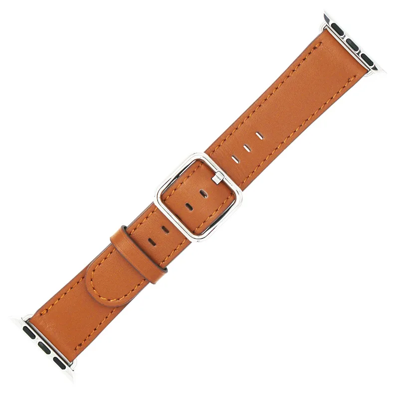 Кожаный ремешок для apple watch 4 44 мм из коровьей кожи наручных часов iwatch серии группа 4/3/2/1 iphone watch ремень 42 мм 40 мм, 38 мм, браслет