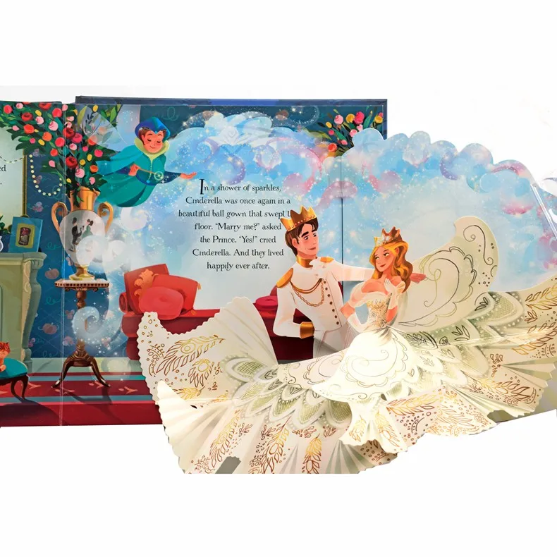 Сказка Usborne всплывающая детская развивающая 3d книга с клапаном на английском
