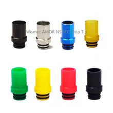 Wismec AMOR NS MTL капельный наконечник из нержавеющей стали/PEI/POM Orca Solo/Animodz Bastard RTA 510 MTL капельный наконечник