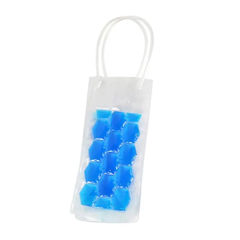 Cooler Bag Drink Cooler Wine Cooler Sleeve Beer Bottle Cooler Beer Cooler Portable Liquor Ice-cold Tool Rapid Wine Bottle Freezer Bag PVC Chilling Cooler Ice Bag Beer Cooling Gel Holder Carrier