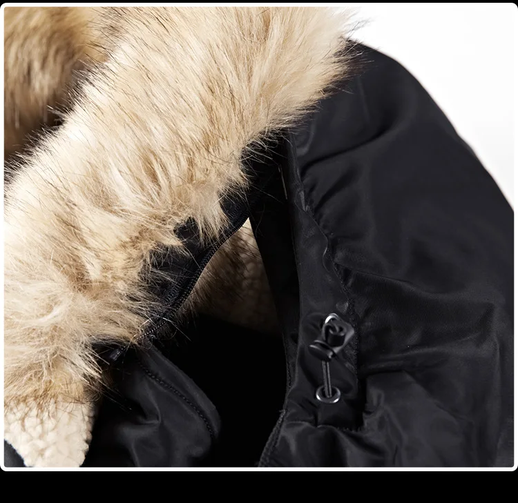 Parka Men Winter Jackets Padded Cotton Coat Thick Warm Parkas Mens Casual Outerwear Coat Parkas Windbreaker Jacket Fashion
