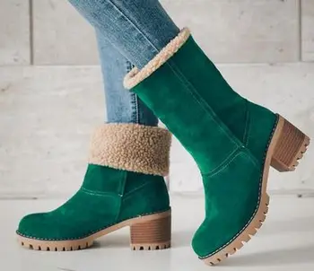 

YEELOCA 2020 Women Winter a001 Fur Warm Snow Boots WQ022