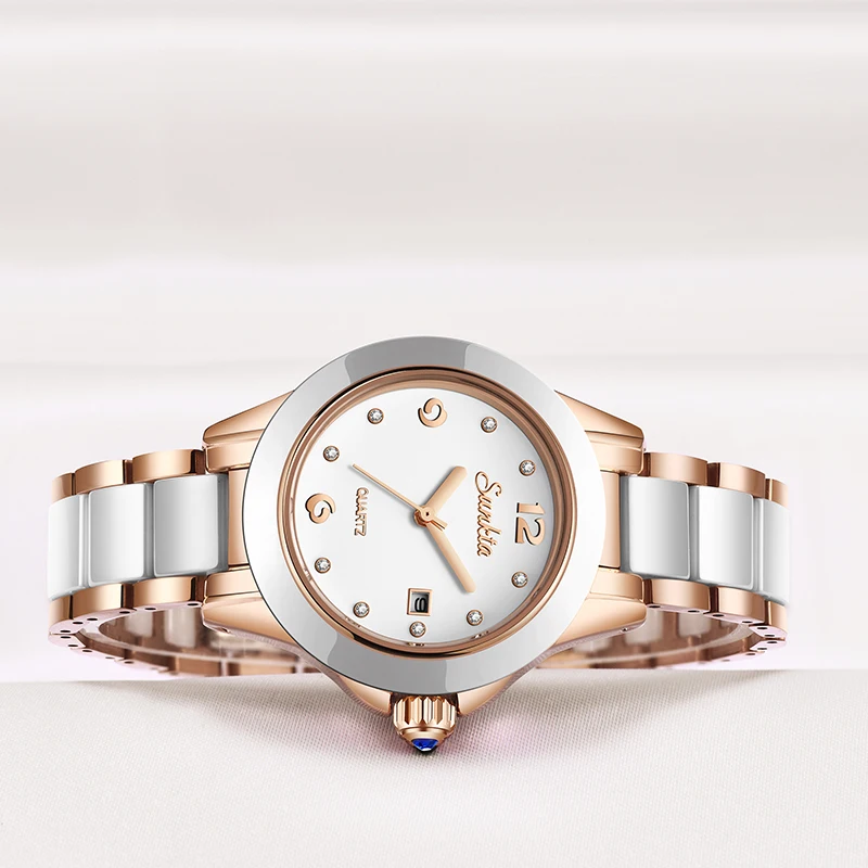 Топ люксовый бренд женские часы из розового золота SUNKTA2019 новые женские ультратонкие часы модные бутик девушка часы Senhoras Assistir