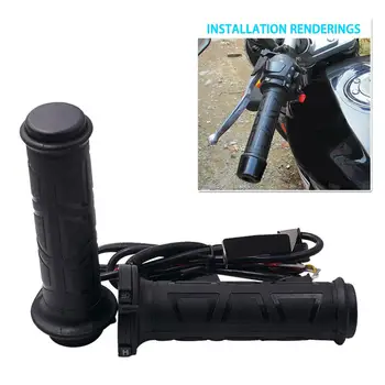 

2pcs 12V Motorcycle Electric Heated Handle Multi-speed Adjustable Heating Grips