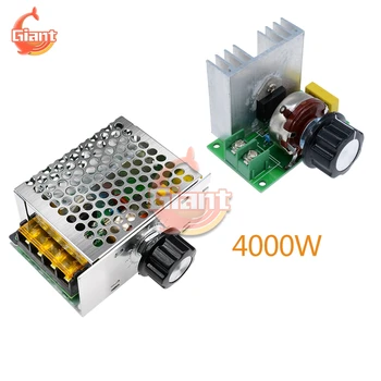 

4000W SCR High Power Electronic Voltage Regulator Speed Controller Control Board AC 220V Dimming Speed Temperature Regulation