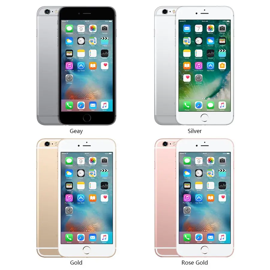 Unlocked Apple iPhone 6S Plus 5.5'' 12MP 2G RAM 16&32&64&128GB ROM Dual-Core Original iOS Fingerprint 4G LTE Used Mobile Phone
