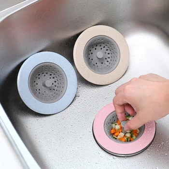 

NEW Silicone Sink Strainer Waste Plug Sink filter Waste Collector Kitchen Bathroom Accessories