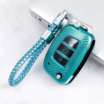 

Applicable to Modern Leading Key Cover Name Figure Ix25 Tucson Langdong Sonata Nine Car Key Case Buckle Men and Women