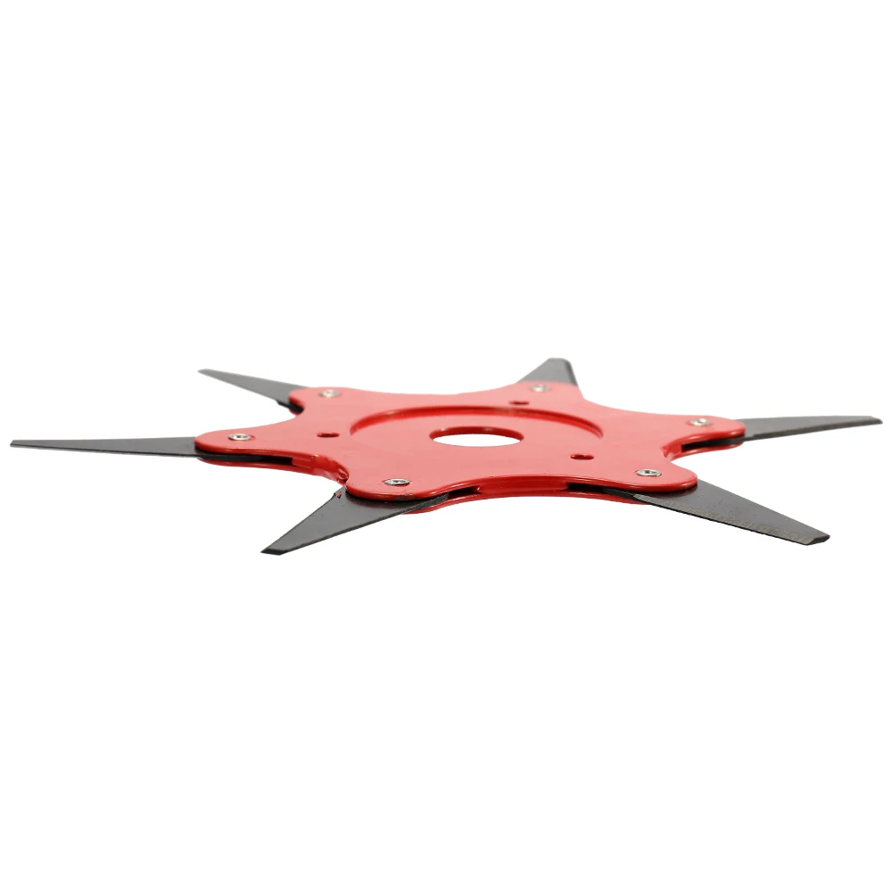 180 Degrees Rotatable Lawn Mower Blade Brush Cutter Universal Garden Grass Trimmer Blades with Double-sided Cutting Edge