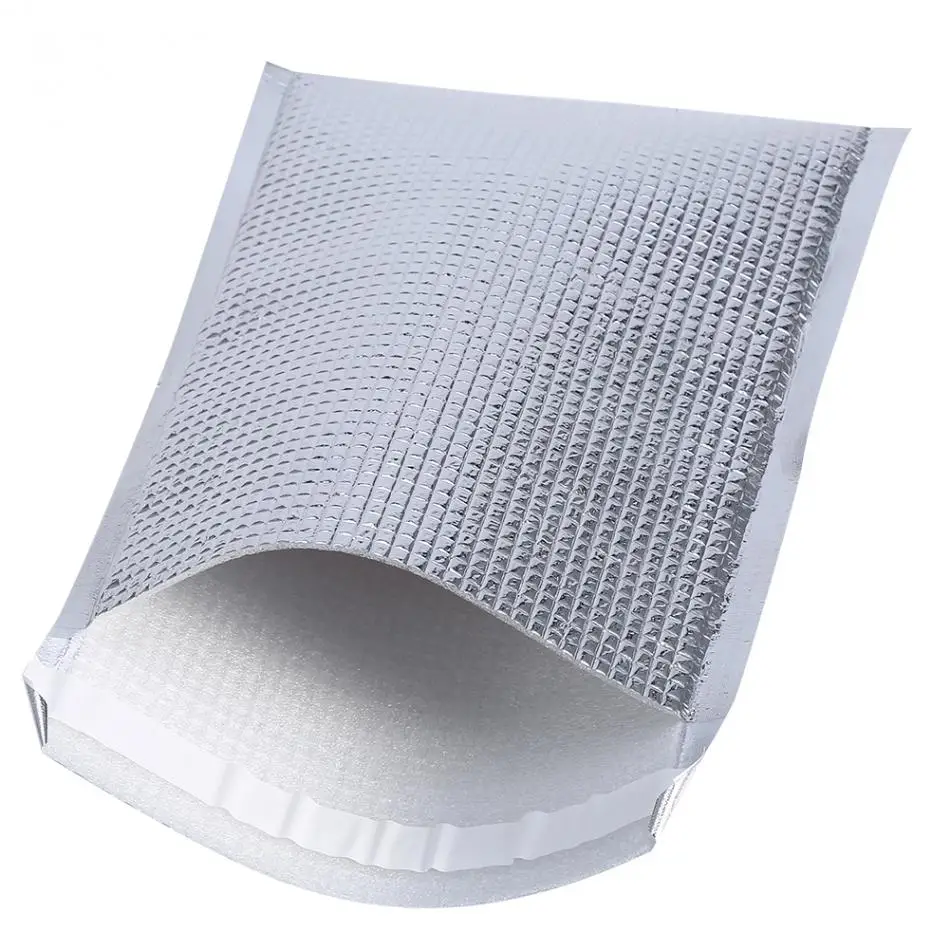 10pcs Aluminum Foil Insulation Takeaway Food Picnic Winter Warm Bag Seafood Cake Fresh Frozen Ice Pack Thicker Lunch Cold Bag